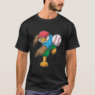 T-shirt Hawk au baseball avec batte de baseball