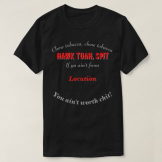 T-shirt Hawk Tuah personnalisable emplacement DK