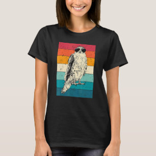 T-shirt Hawk Vintage rétro avec lunettes de soleil Observa