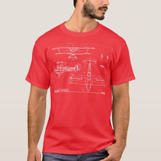 T-shirt Hawker Hind British Biplane Bombe légère
