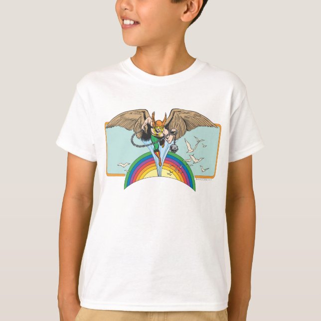 T-shirt Hawkman survole le ciel (Devant)