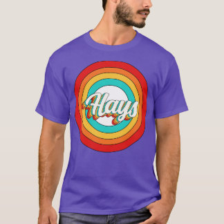 T-shirt Hays Nom Chemise Vintage Hays Cercle