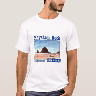 T-shirt Haystack Rock, Cannon Beach, Oregon