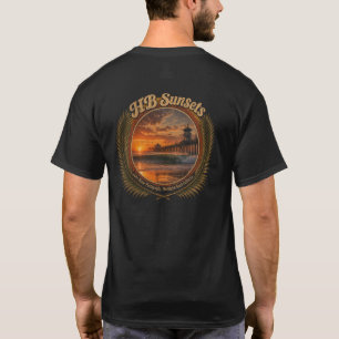 T-Shirt HB Sunsets Surf