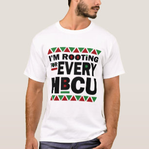T-shirt HBCU Black History Pride Cadeau Je me soutiens pou