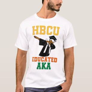 T-shirt HBCU Educated AKA, Citation de fin d'études