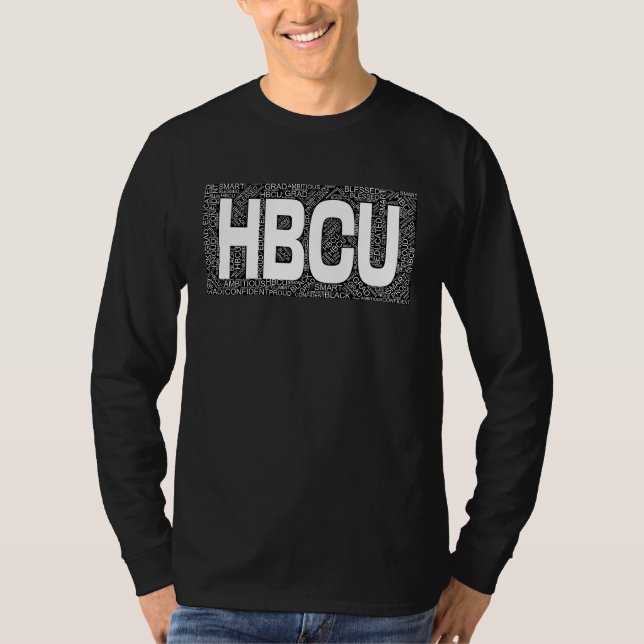 T-shirt HBCU Grad Words in Letter Acronym (Devant)