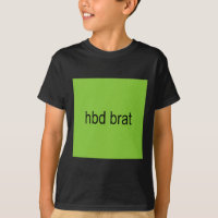 Hbd Brat Anniversaire Vert Amusant Mème Gen Z Adul