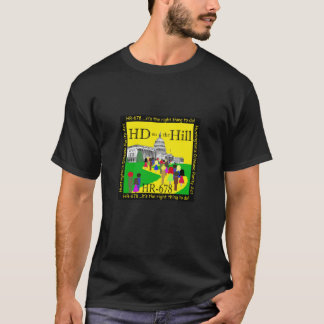 T-shirt HD sur la chemise de colline