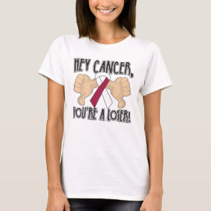 T-shirt Hé cancer de la gorge vous êtes perdant