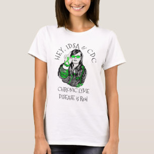 T-shirt Hé, IDSA & CDC Chemise Maladie de Lyme
