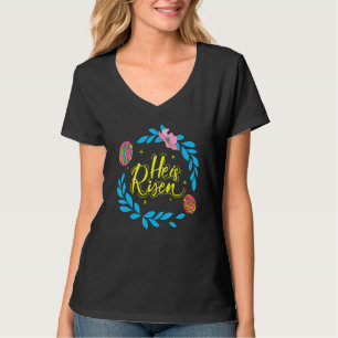 T-shirt He Is Risen Easter Day Jesus Religious Christian B