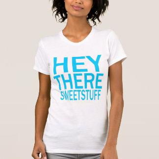 T-shirt "Hé là V-Cou de substance douce"