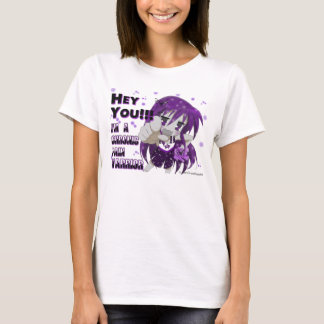 T-shirt Hé vous je suis une chemise chronique de guerrier
