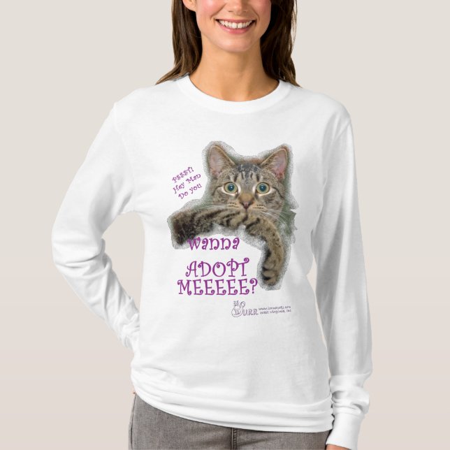 T-shirt Hé vous… longue pièce en t de la douille des (Devant)