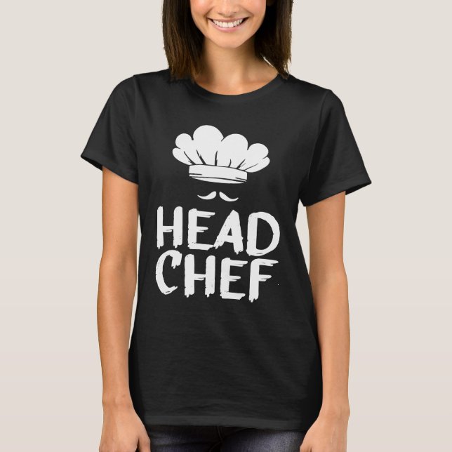 T-shirt Head Chef Motive for a Cooking Chef (Devant)