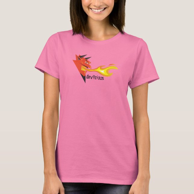 T-shirt Head_devilicious du diable de feu (Devant)