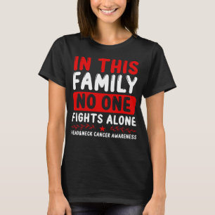 T-shirt Head&Neck Cancer Awareness Ribbon Cancer Warrior