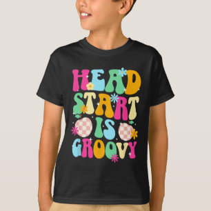 T-shirt Head Start Est Groovy Premier Jour De L'étudiant H