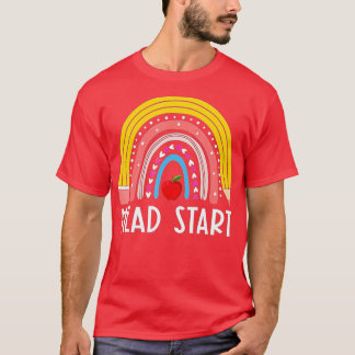 T-shirt Head Start Rainbow Headstart Enseignant Premier Jo