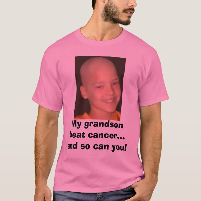 T-shirt headshot de cancer de jake, mon cancer de (Devant)