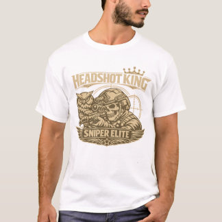T-shirt Headshot King Sniper Elite Tee