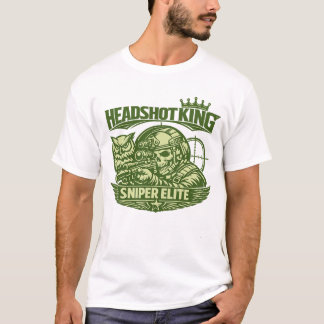 T-shirt Headshot King Sniper Elite Tee