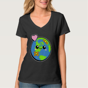 T-shirt Heal Guérir L'Environnement Et La Planète Verte