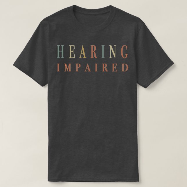 T-SHIRT HEARING IMPAIRED 32 (Design devant)