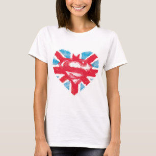 T-shirt Heart British S-Shield