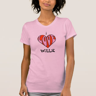 T-shirt heart_clipart_love, WiLLiE, I