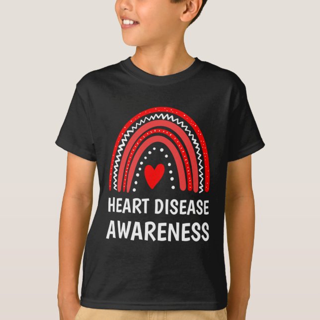 T-shirt Heart Disease Awareness  (Devant)