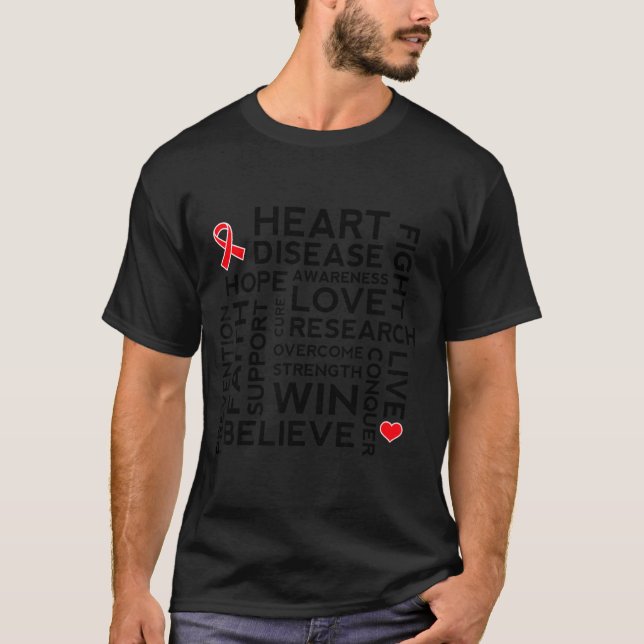 T-shirt Heart Disease Month Suprt Walk Tee  (Devant)
