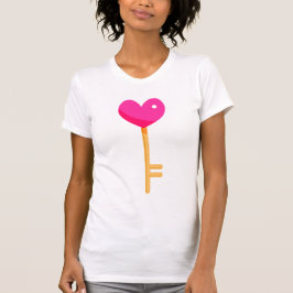 T-shirt Heart Key