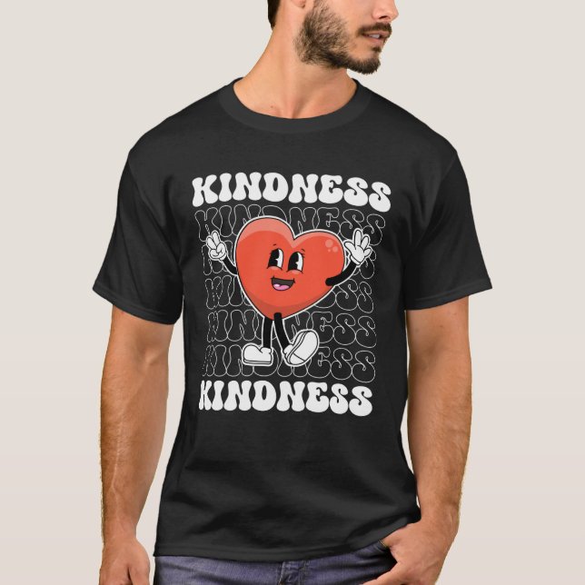 T-shirt Heart Kindness Squad Be Kind Teacher Unity Day Ant (Devant)