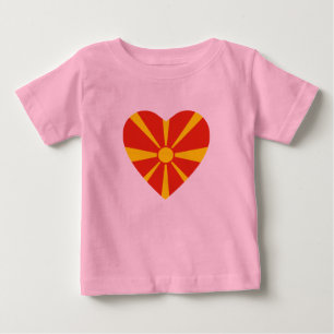 T-shirt Heart of the Flag en Macédoine du Nord