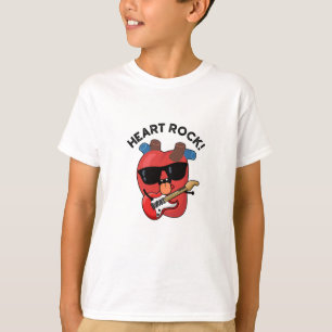 T-shirt Heart Rock Funny Music Pun
