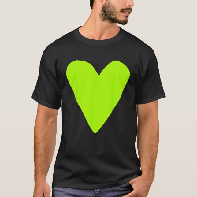 T-shirt Heart Shape Symbol Love Kindness Peace Spring Bud (Devant)