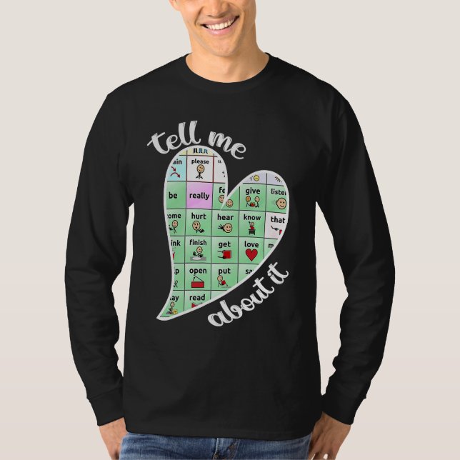 T-shirt Heart Speech Language Pathologist Words Matter Spe (Devant)
