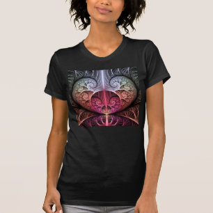 T-shirt Heartbeat, Abstrait surreal Imaginaire Fractal Art