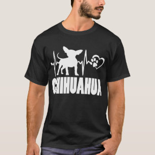 T-shirt Heartbeat - Chihuahua - Chien meilleur ami