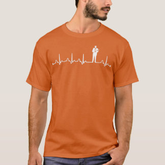T-shirt Heartbeat EKG Fiers Ingénieur Cadeau