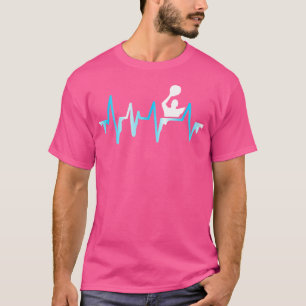T-shirt Heartbeat Heartline Heartline Taux Water Polo