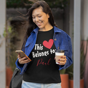 T-shirt Heartbeat personnalisé : un cadeau spécial pour el