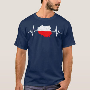 T-shirt Heartbeat Pologne