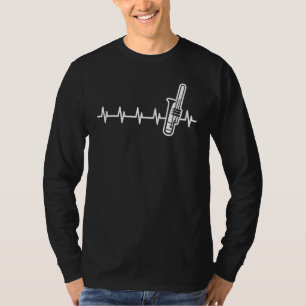 T-shirt Heartbeats Jazz Musiciens Fierté Trompone Musique