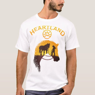 T-shirt Heartland, Heartland Ranch, Amateurs de chevaux, C