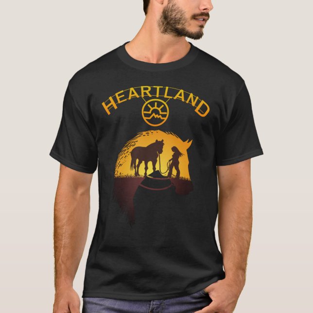T-shirt Heartland Heartland Ranch Horse Lovers Horse Owner (Devant)