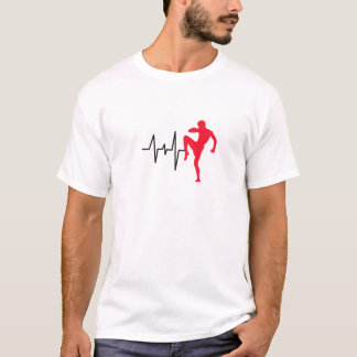 T-shirt Heartline Sport Muay Thai Boxe Martial Art Heart