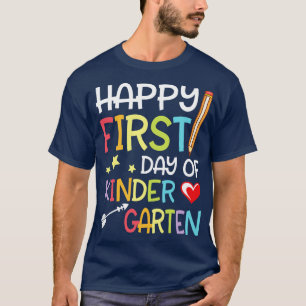 T-shirt Hearts Stars Arrow Étudiant Joyeux Premier Jour Du